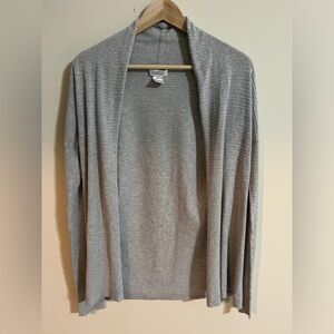 Barney’s New York lightweight grey open cardigan size Medium